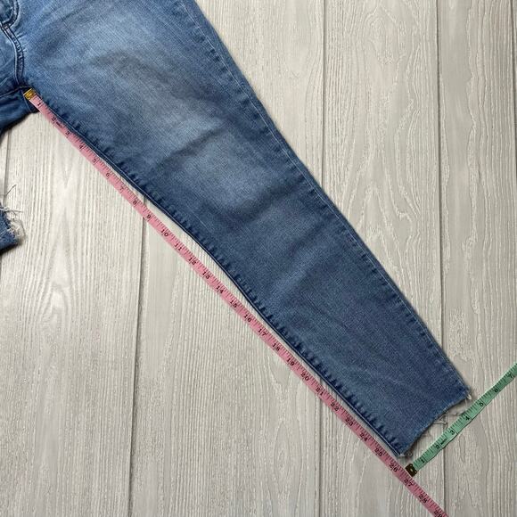 KUT Women's Denim Blue Distressed Donna Ankle Skinny Jeans Size 8 - Picture 7 of 10